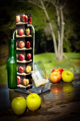 Escanciador Columna Mosaico Manzanas Dop